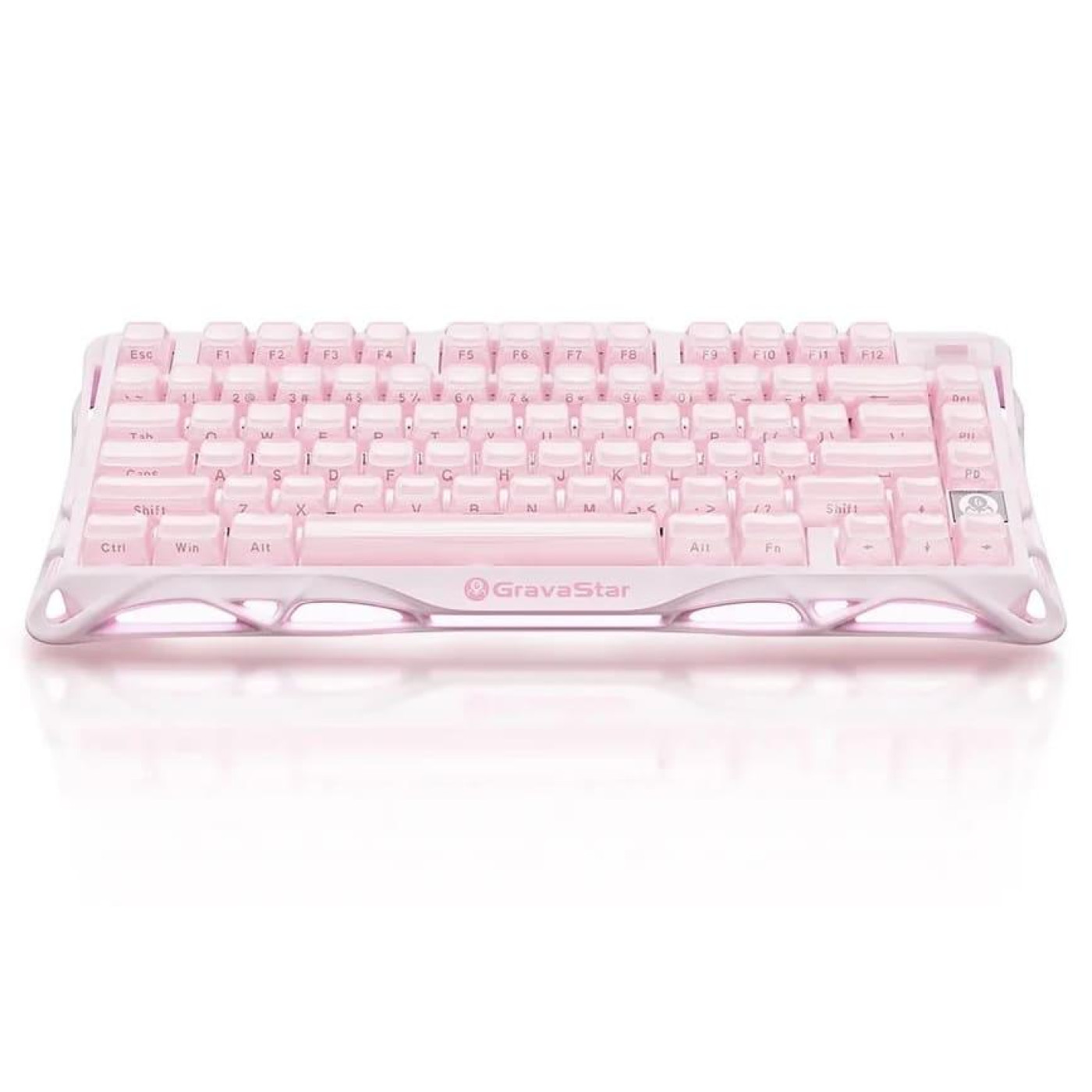 Клавиатура GravaStar Mercury K1 80keys Kailh Cheery Pink EN/UKR Sakura Pink (GS_K1_P_PNK)