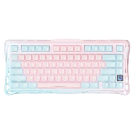Клавіатура GravaStar Mercury K1 Lite 80keys BSUN Grey BT/WL/USB Lumen Rose (GSK1LITE_PM_PNK)