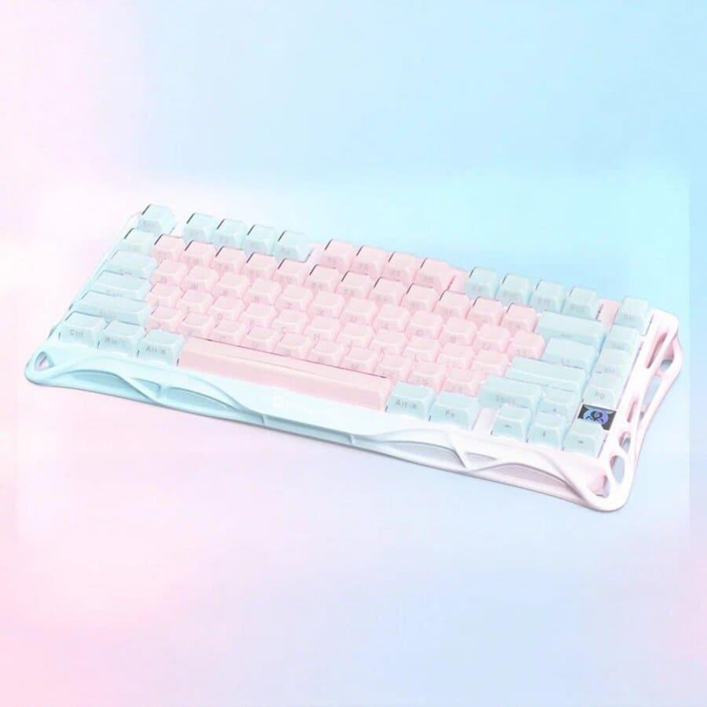 Клавиатура GravaStar Mercury K1 Lite 80keys BSUN Grey BT/WL/USB Lumen Rose (GSK1LITE_PM_PNK)
