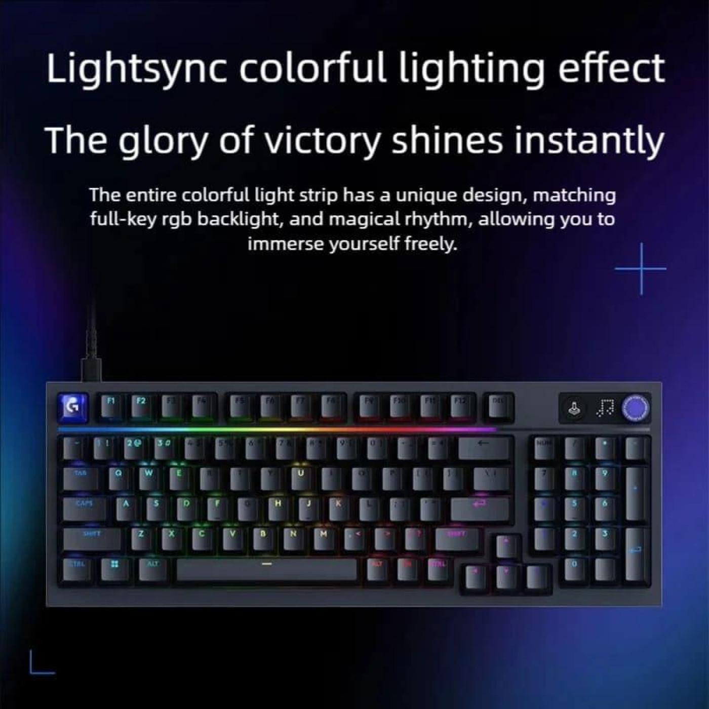 Клавіатура Logitech G316 X 98 Tactile Wired Gaming Keyboard UKR Black (920-014205)
