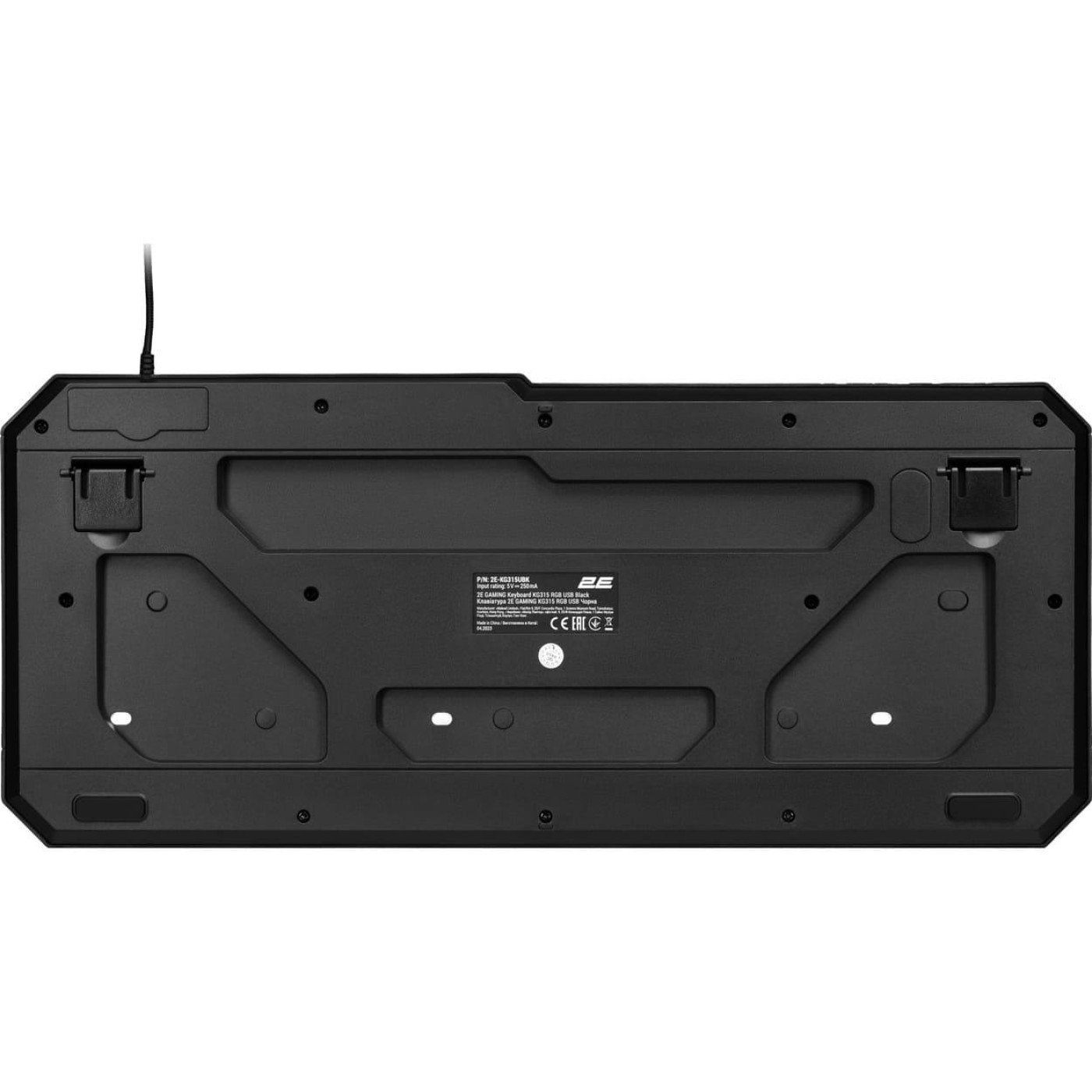Клавиатура 2E Gaming KG315 RGB USB Ukr Black (2E-KG315UBK)