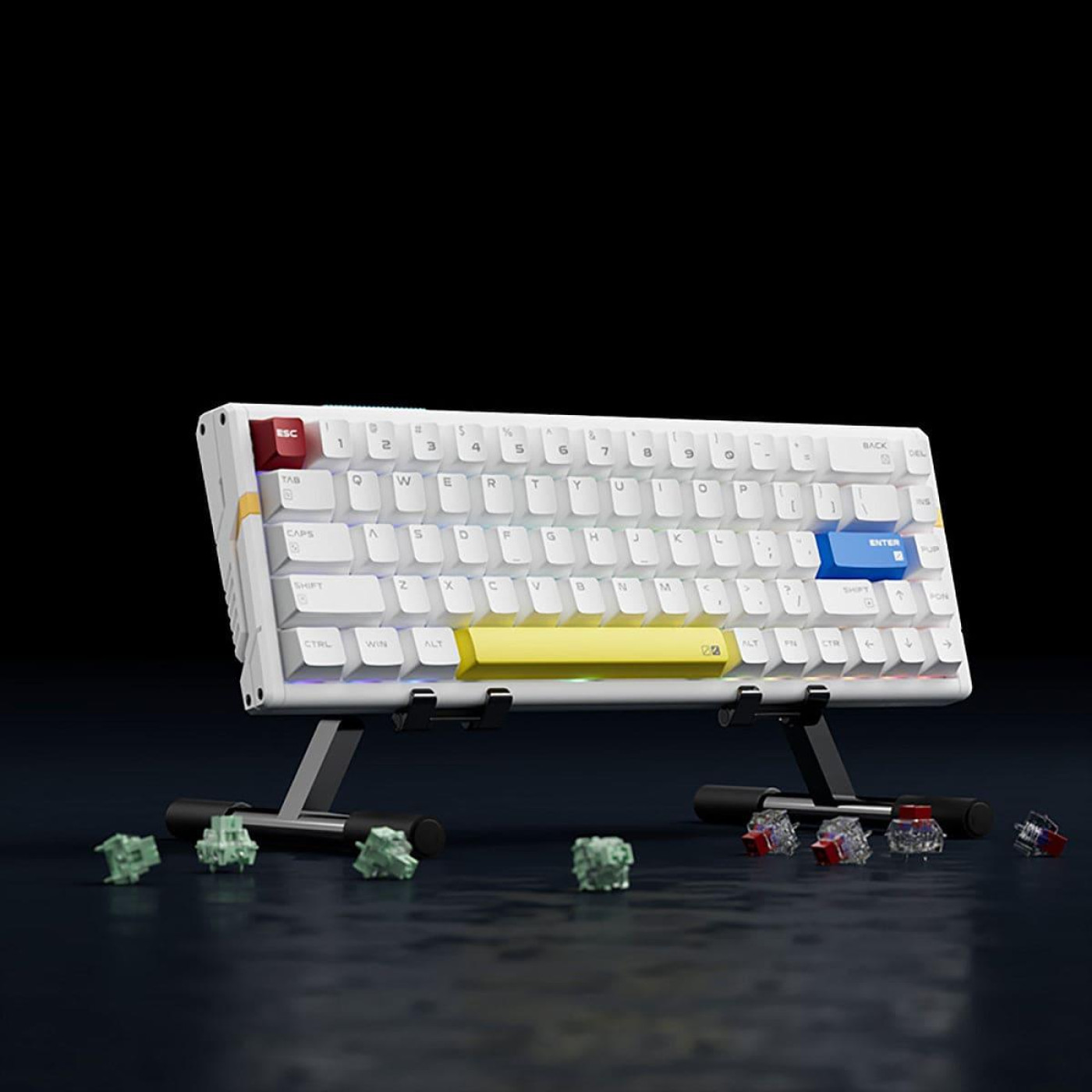 Клавиатура ATK RS6 Ultra Aluminum Hall Effect ENG (ATK-RS6-ULTRA-WHT)