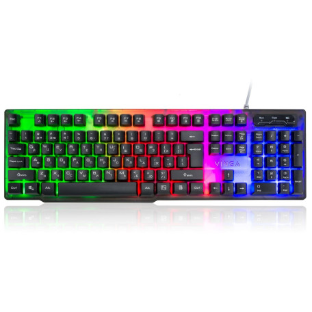 Клавіатура Vinga KB414 USB Black (KB414)