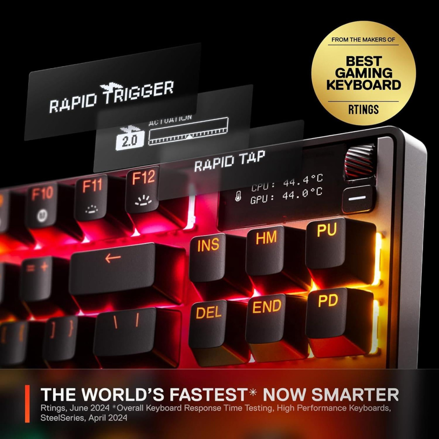 Клавіатура SteelSeries Apex Pro TKL Gen 3 UA (64740)