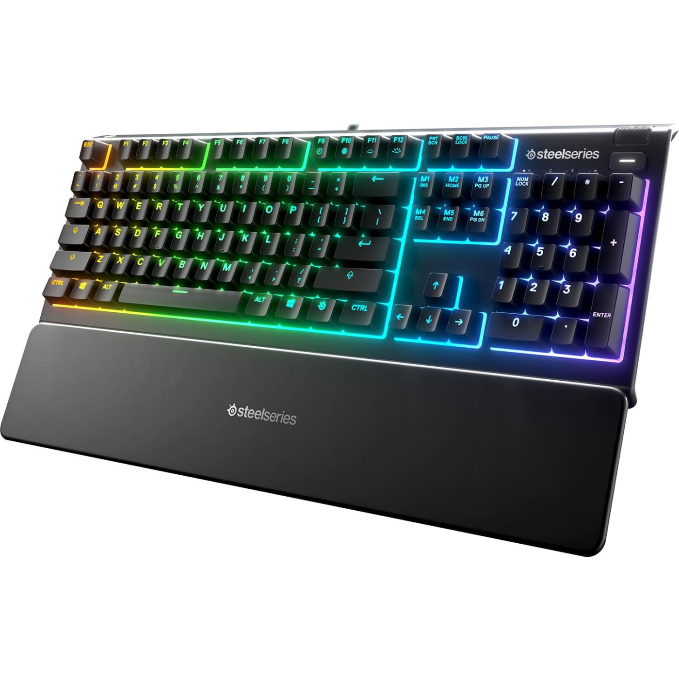 Клавиатура SteelSeries Apex 3 Whisper-Quiet Switches USB Black (64795)