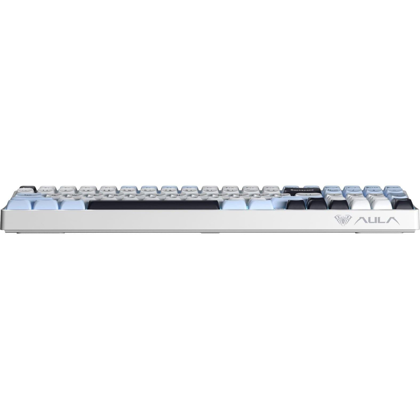 Клавіатура Aula S100pro Brown Switch Wireless 2.4G/BT EN/UA White Black (6948391205755)