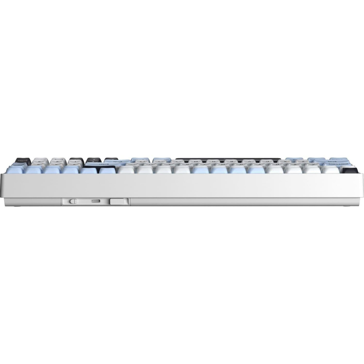 Клавіатура Aula S100pro Brown Switch Wireless 2.4G/BT EN/UA White Black (6948391205755)