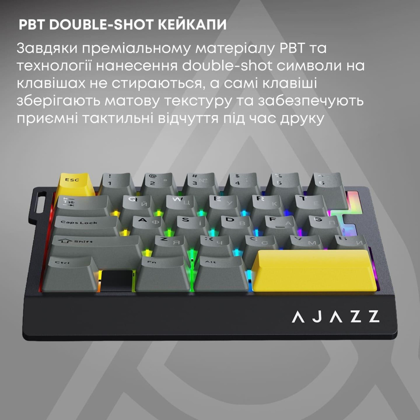 Клавіатура Ajazz AK029 Ice lsland Magnetic Switch (AK029-I-WB)