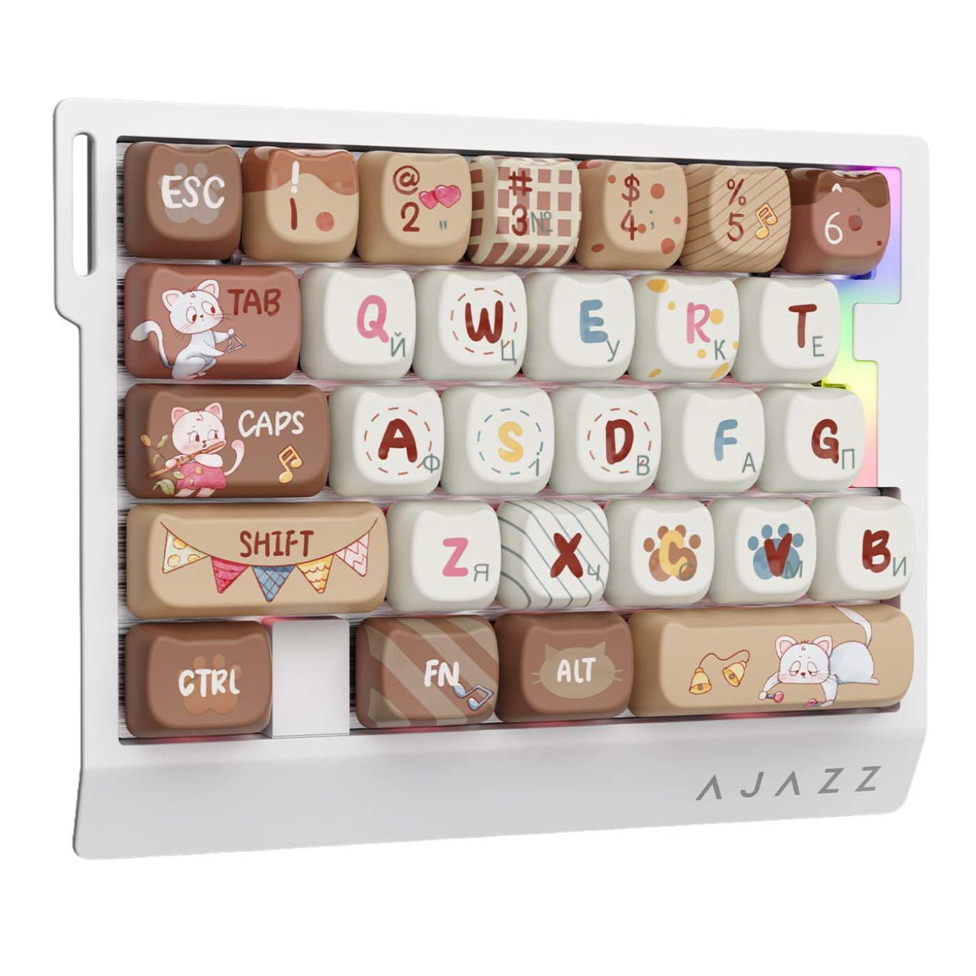 Клавіатура Ajazz AK029 Meow Magnetic Switch (AK029-M-Y)
