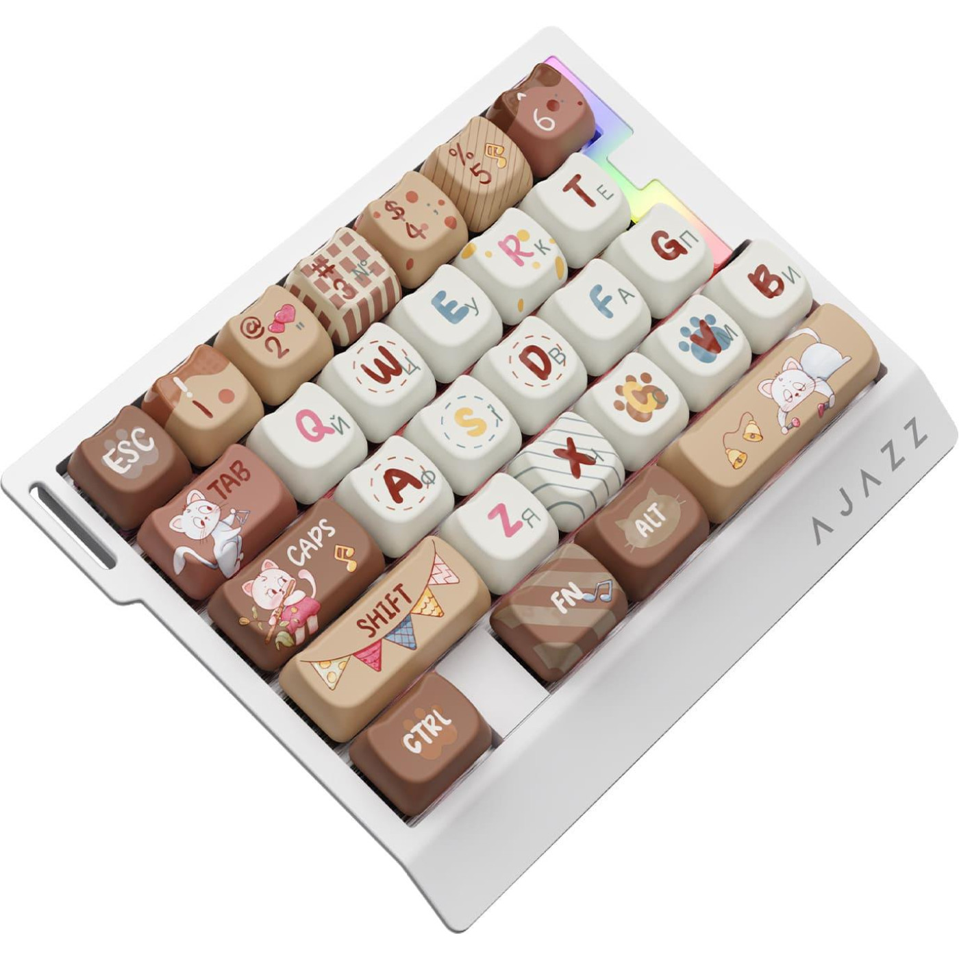 Клавіатура Ajazz AK029 Meow Magnetic Switch (AK029-M-Y)