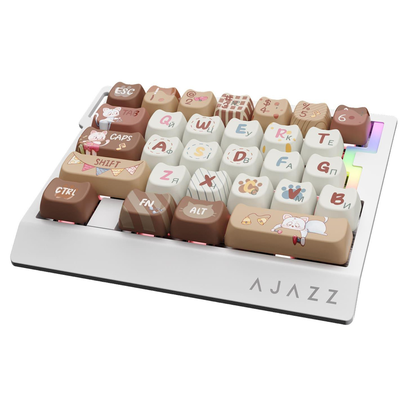 Клавіатура Ajazz AK029 Meow Magnetic Switch (AK029-M-Y)