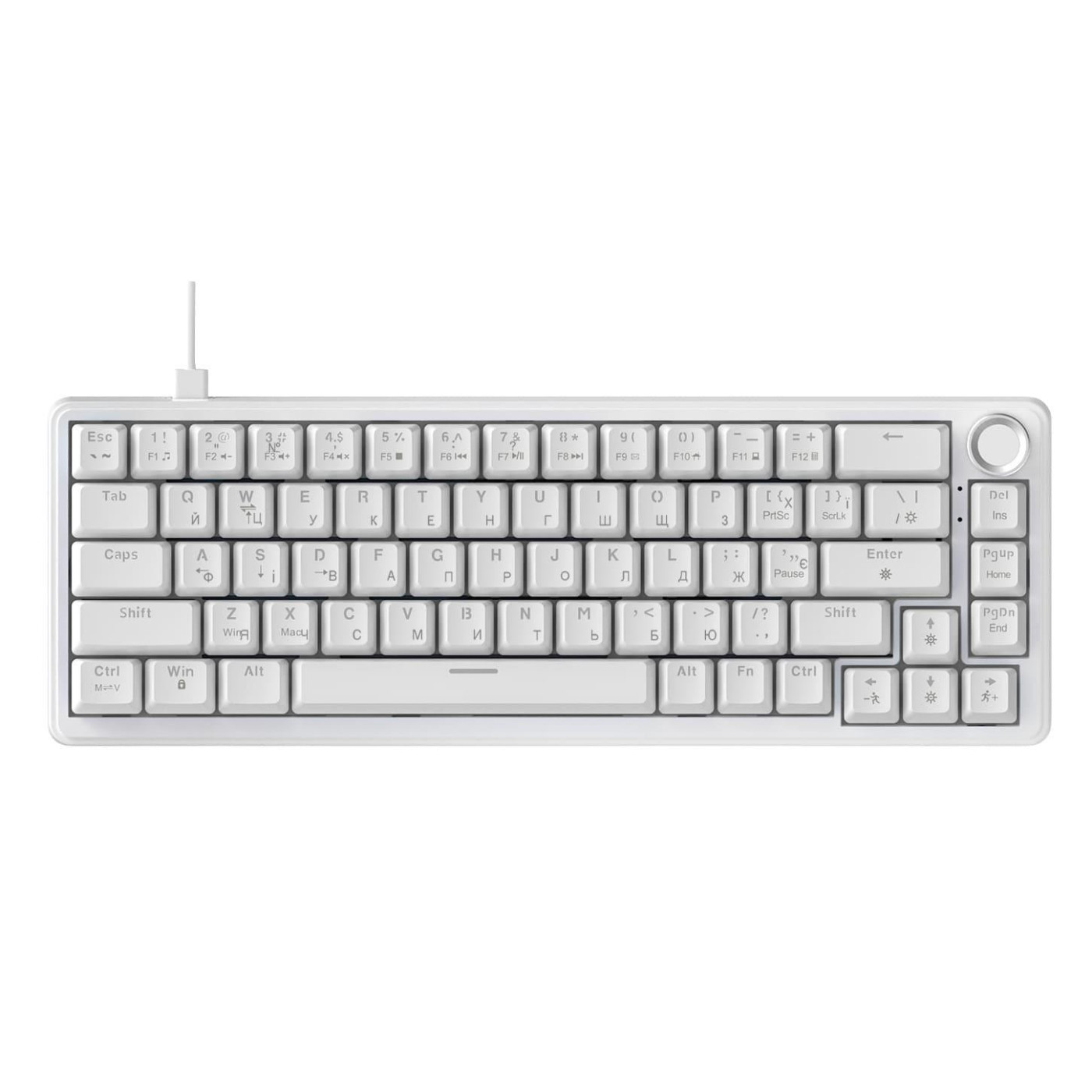 Клавіатура Ajazz AK690 Peach Mist Switch (AK690-PM-W)