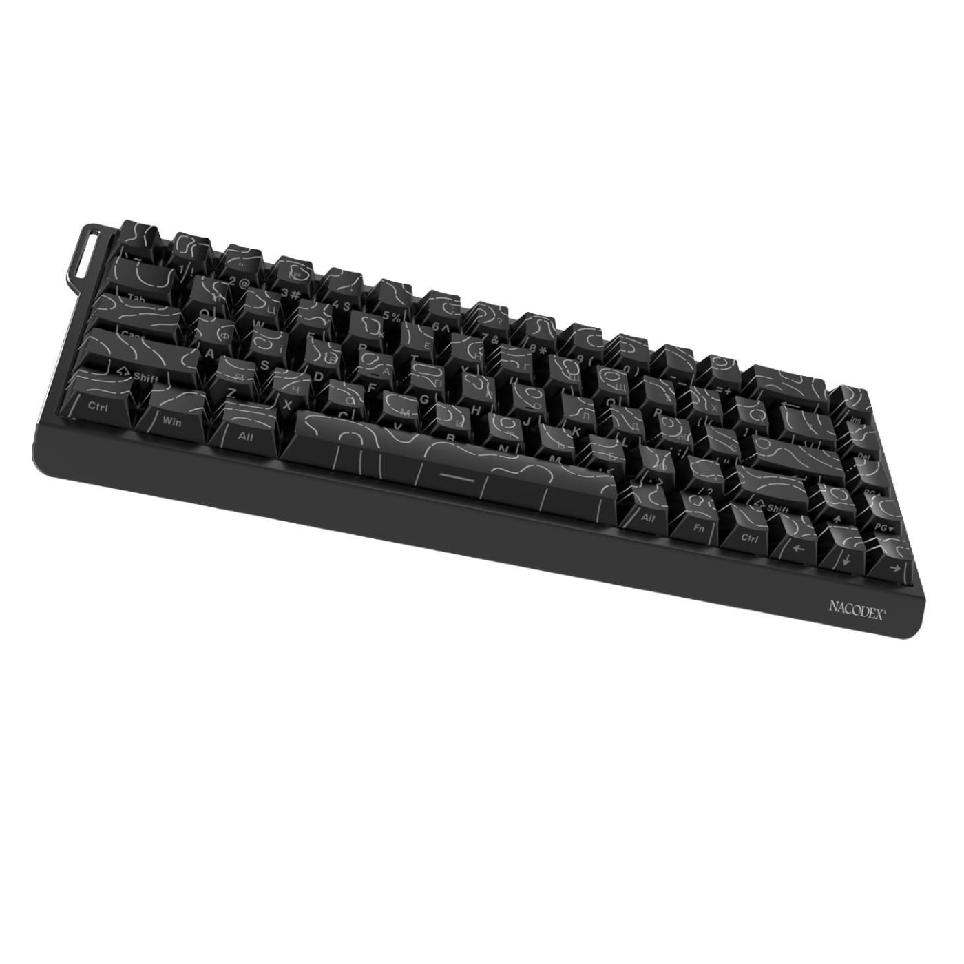 Клавіатура Ajazz NK68 V2 Red Switch (NK68-V2-R-S-B)