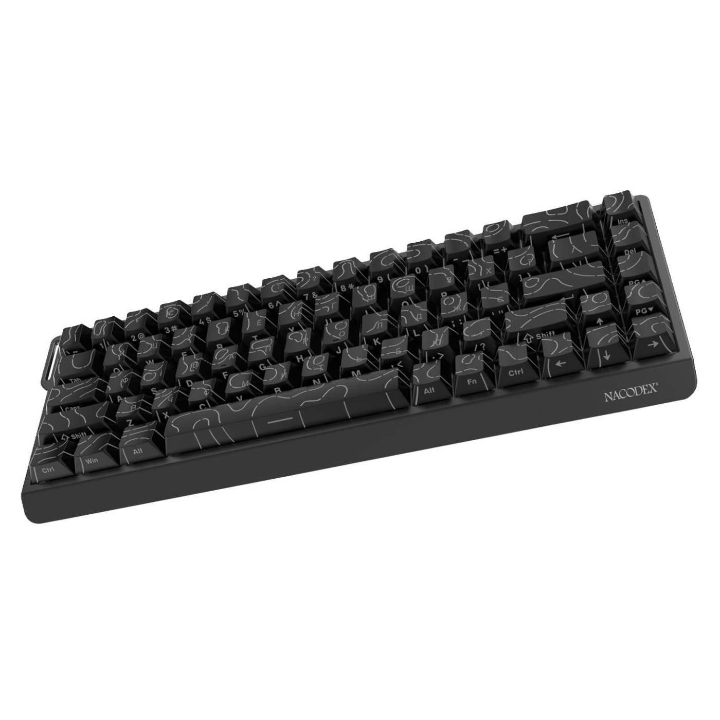 Клавіатура Ajazz NK68 V2 Red Switch (NK68-V2-R-S-B)