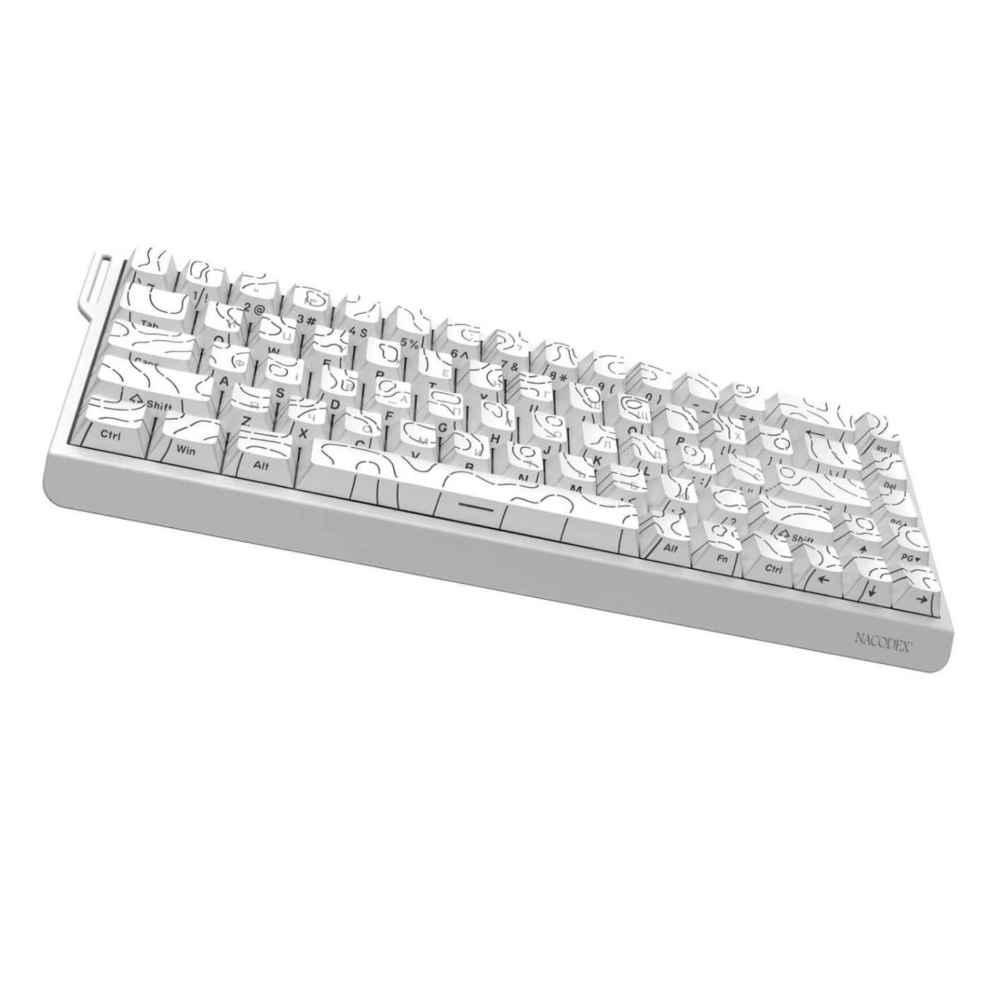 Клавіатура Ajazz NK68 V2 Red Switch (NK68-V2-R-S-W) U1