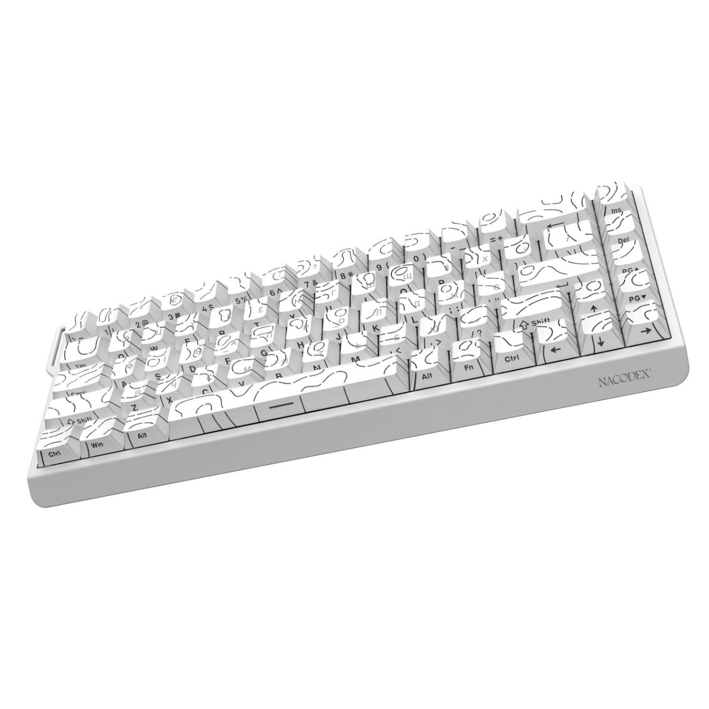 Клавіатура Ajazz NK68 V2 Red Switch (NK68-V2-R-S-W) U1
