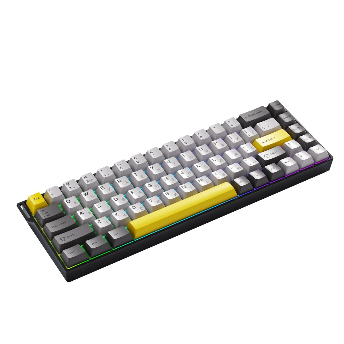 Клавіатура Ajazz AK680 V2 Ice Island Magnetic Switch (AK680-V2-I-BGY)