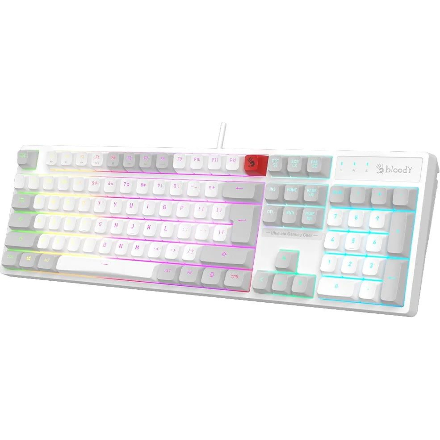 Клавиатура Bloody B230N USB White (B230N (White))