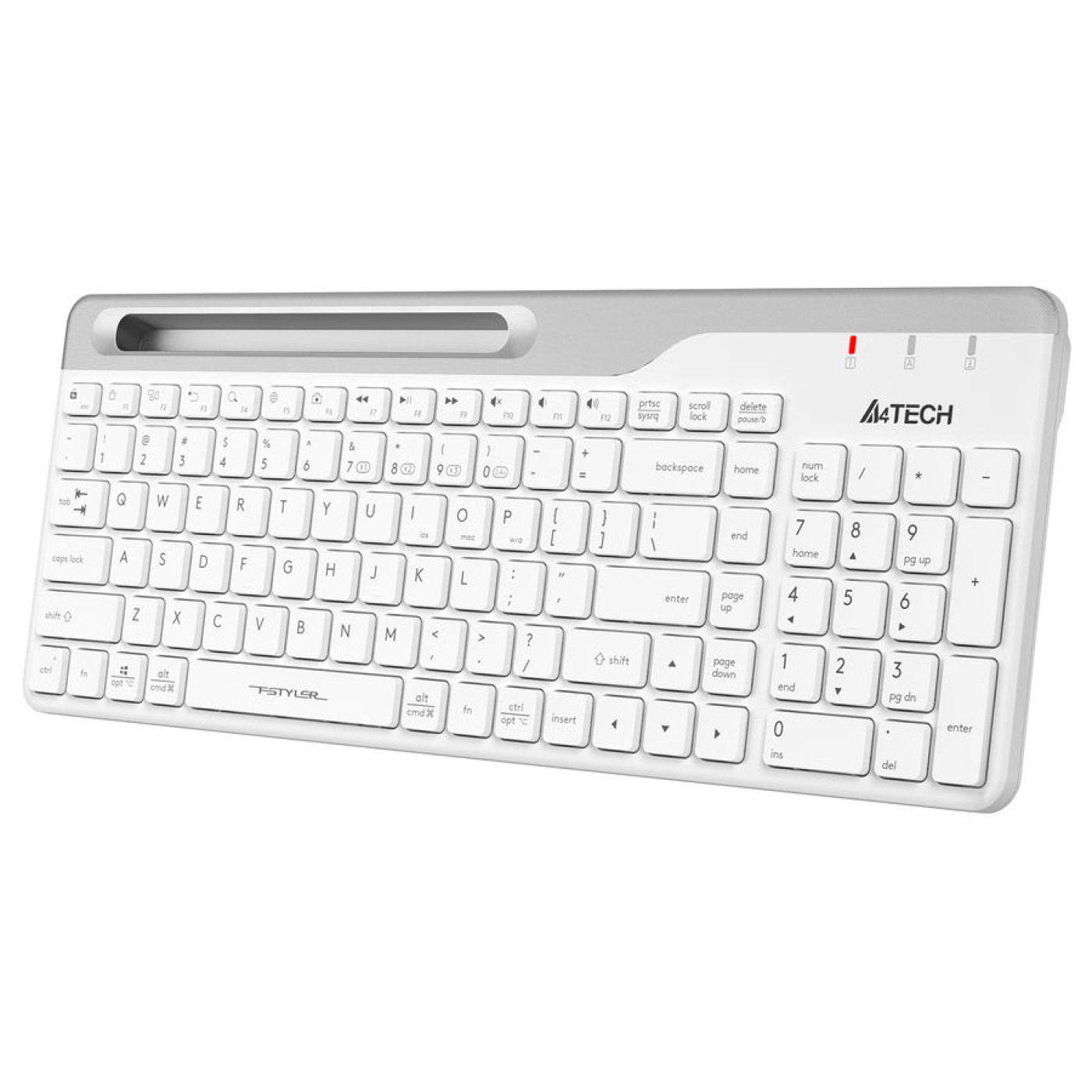 Клавіатура A4Tech Fstyler FBK25 Wireless White (FBK25 (White))