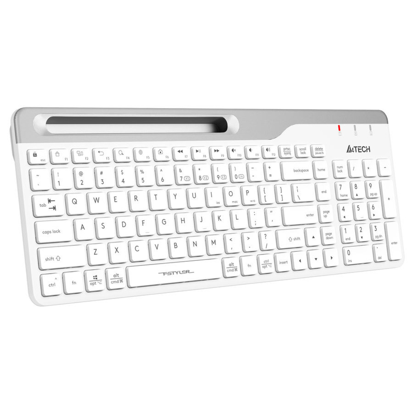 Клавіатура A4Tech Fstyler FBK25 Wireless White (FBK25 (White))