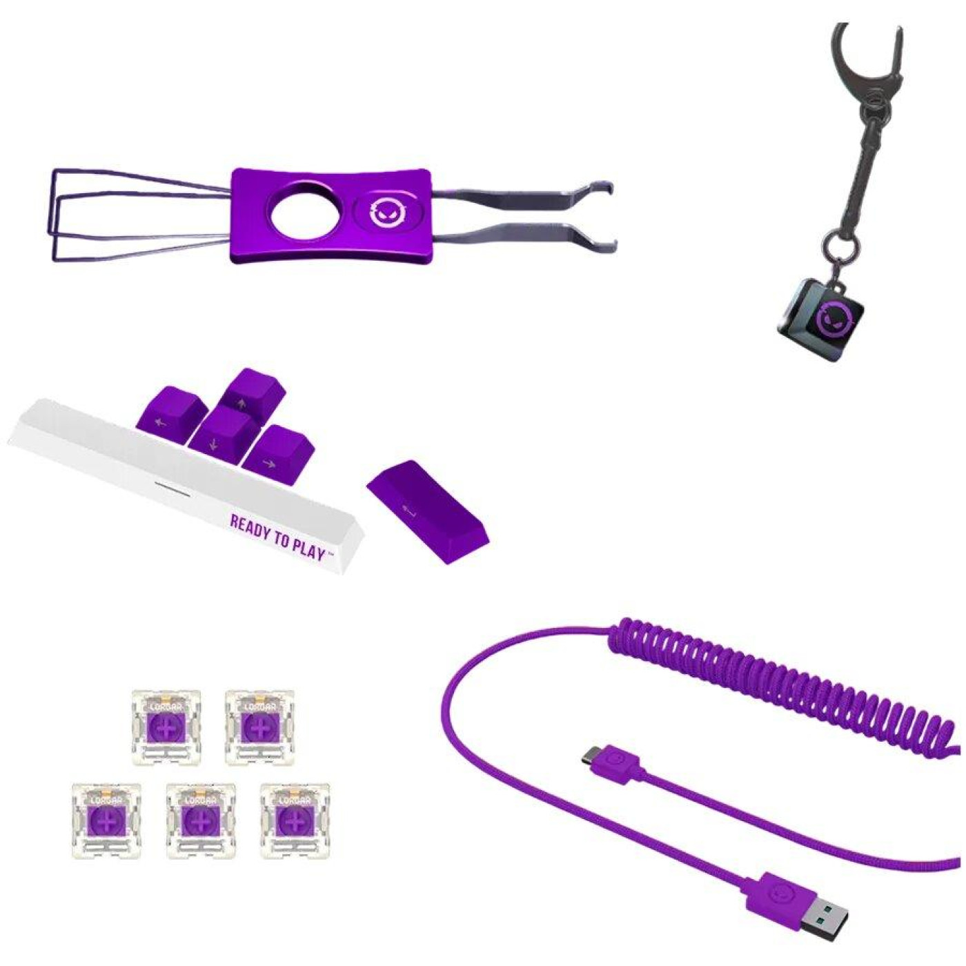 Клавіатура Lorgar KBP7075W Wireless Pro 75% Exploded White EN/UA (LRG-KBP7075W-WH-US)