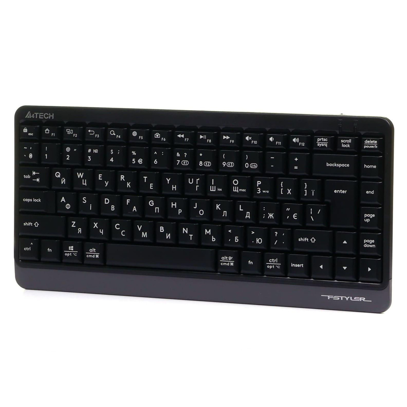 Клавіатура A4Tech Fstyler FBK11 Wireless Grey (FBK11 (Grey))