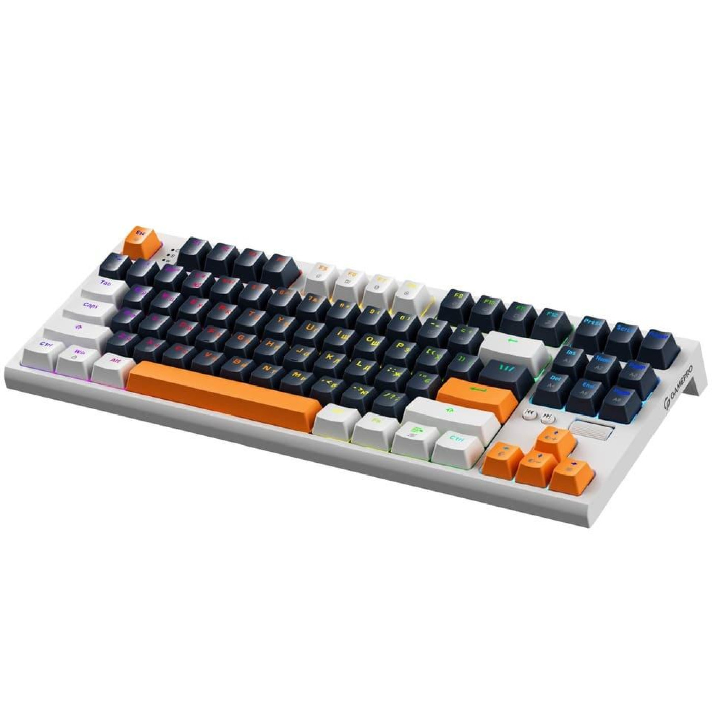 Клавиатура GamePro MK180W Outemu Red Hot-Swap RGB USB White (MK180W)