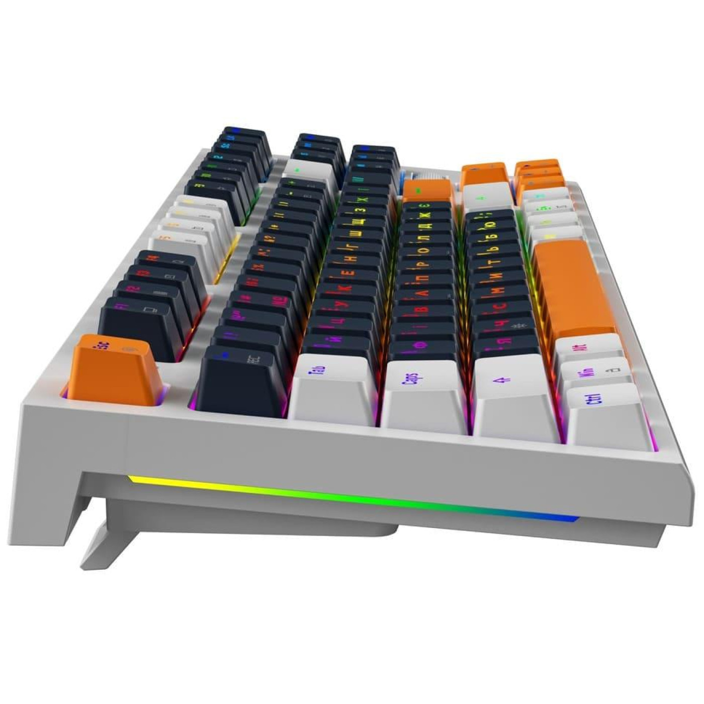 Клавиатура GamePro MK180W Outemu Red Hot-Swap RGB USB White (MK180W)