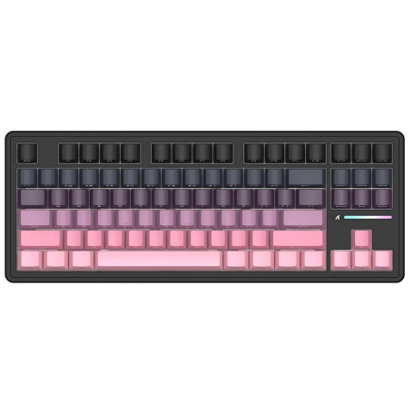 Клавіатура Attack Shark M87 Pro V2 RGB Linear White Jade Switch Wireless (AS-6972792470467-B) Gradient Pink (G-000003997)