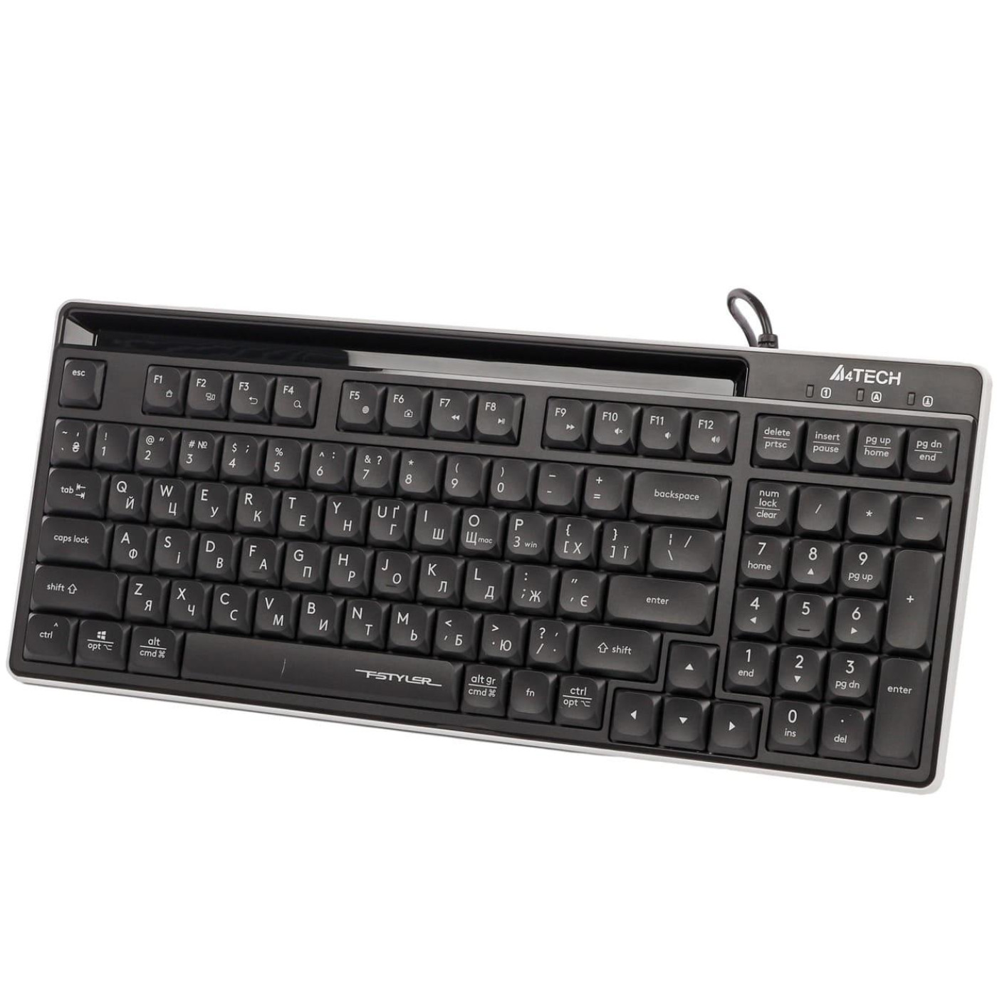 Клавіатура A4Tech Fstyler FX70 USB Black (FX70 (Black))