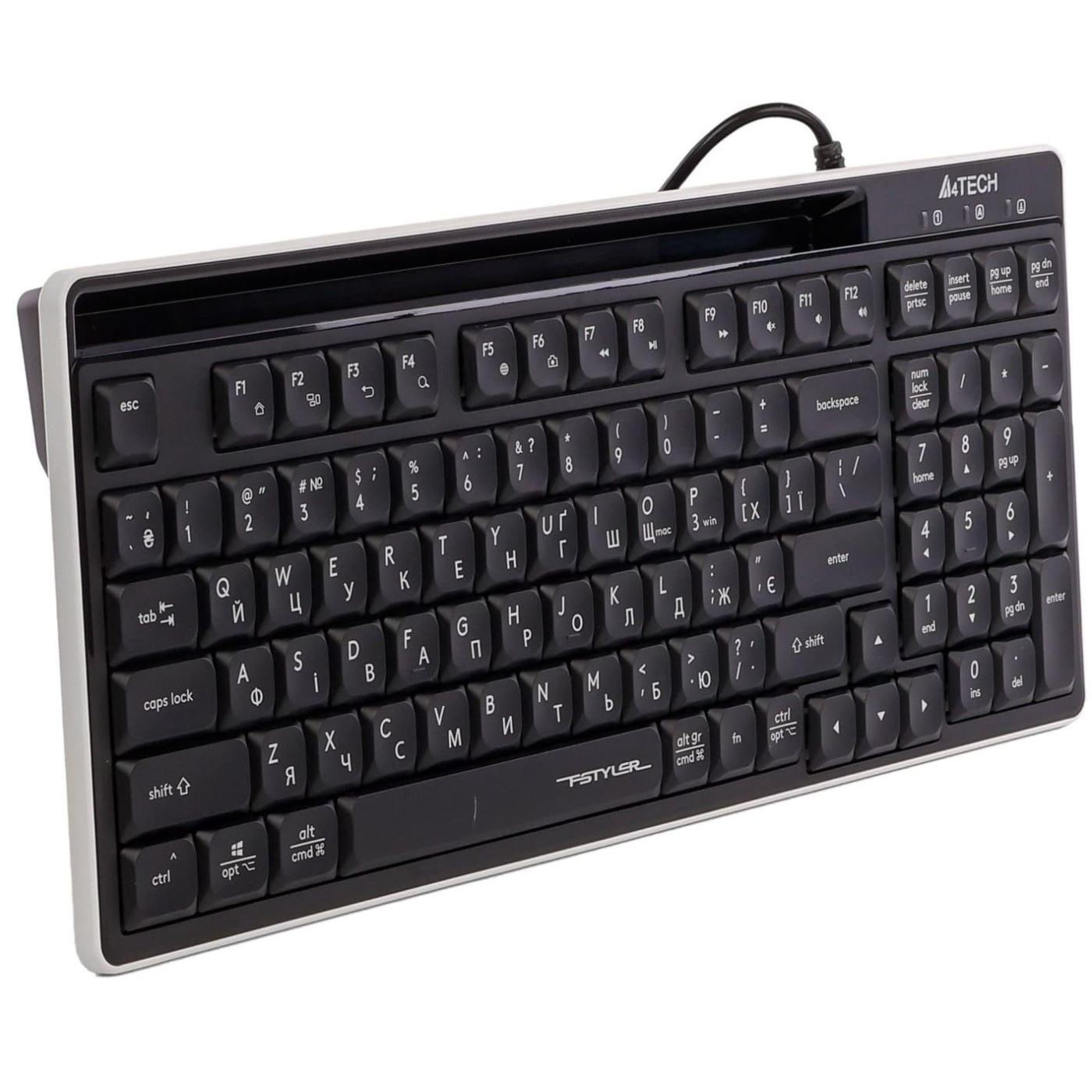 Клавіатура A4Tech Fstyler FX70 USB Black (FX70 (Black))