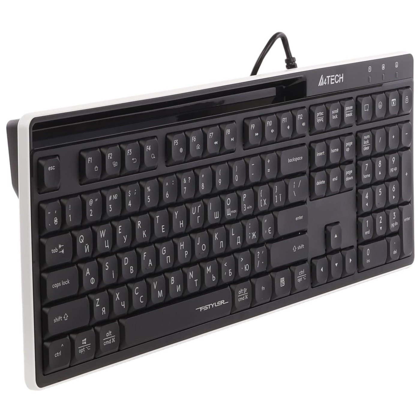 Клавіатура A4Tech Fstyler FX72 USB Black (FX72 (Black))