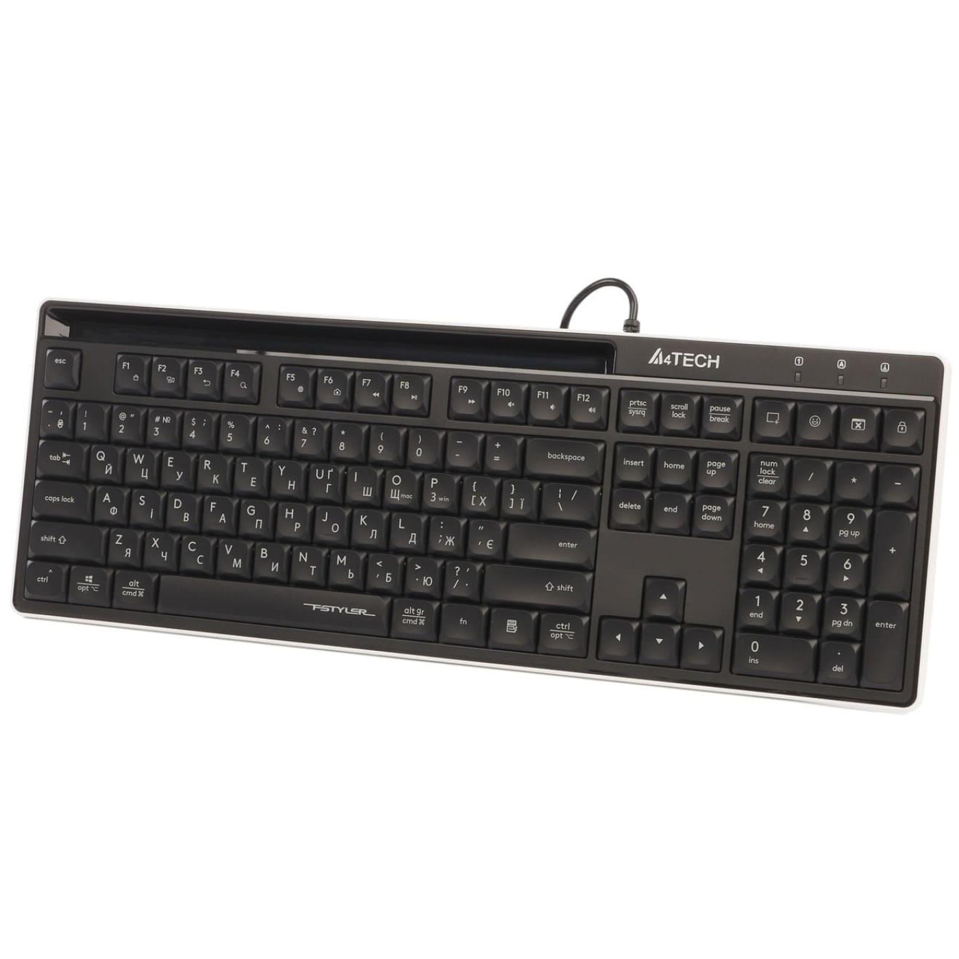 Клавіатура A4Tech Fstyler FX72 USB Black (FX72 (Black))