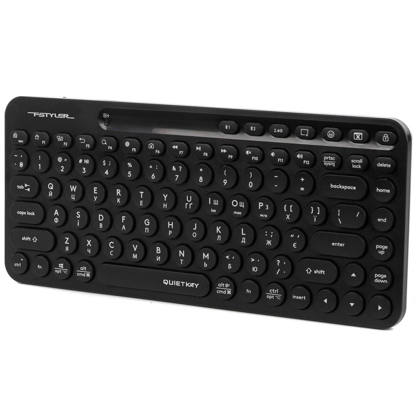 Клавіатура A4Tech Fstyler FBK36С AS Black (FBK36C AS (Black))