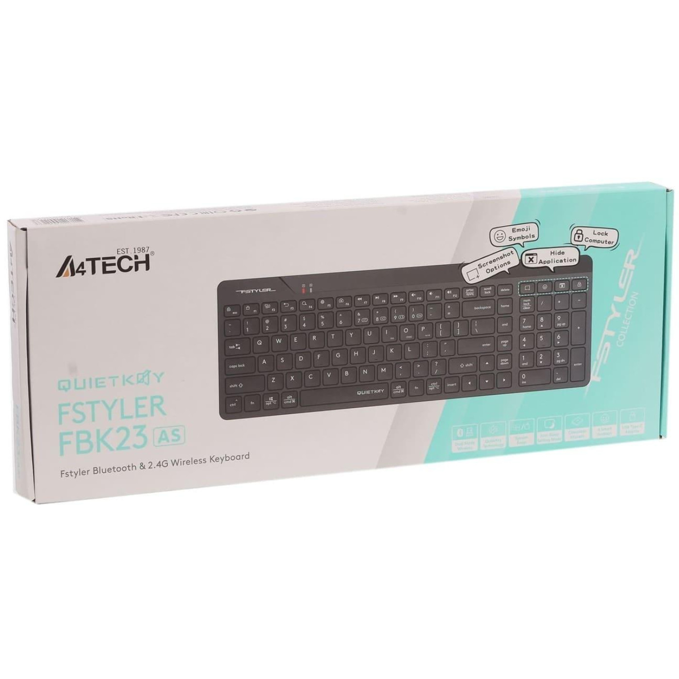 Клавіатура A4Tech Fstyler FBK23 AS Black (FBK23 AS (Black))