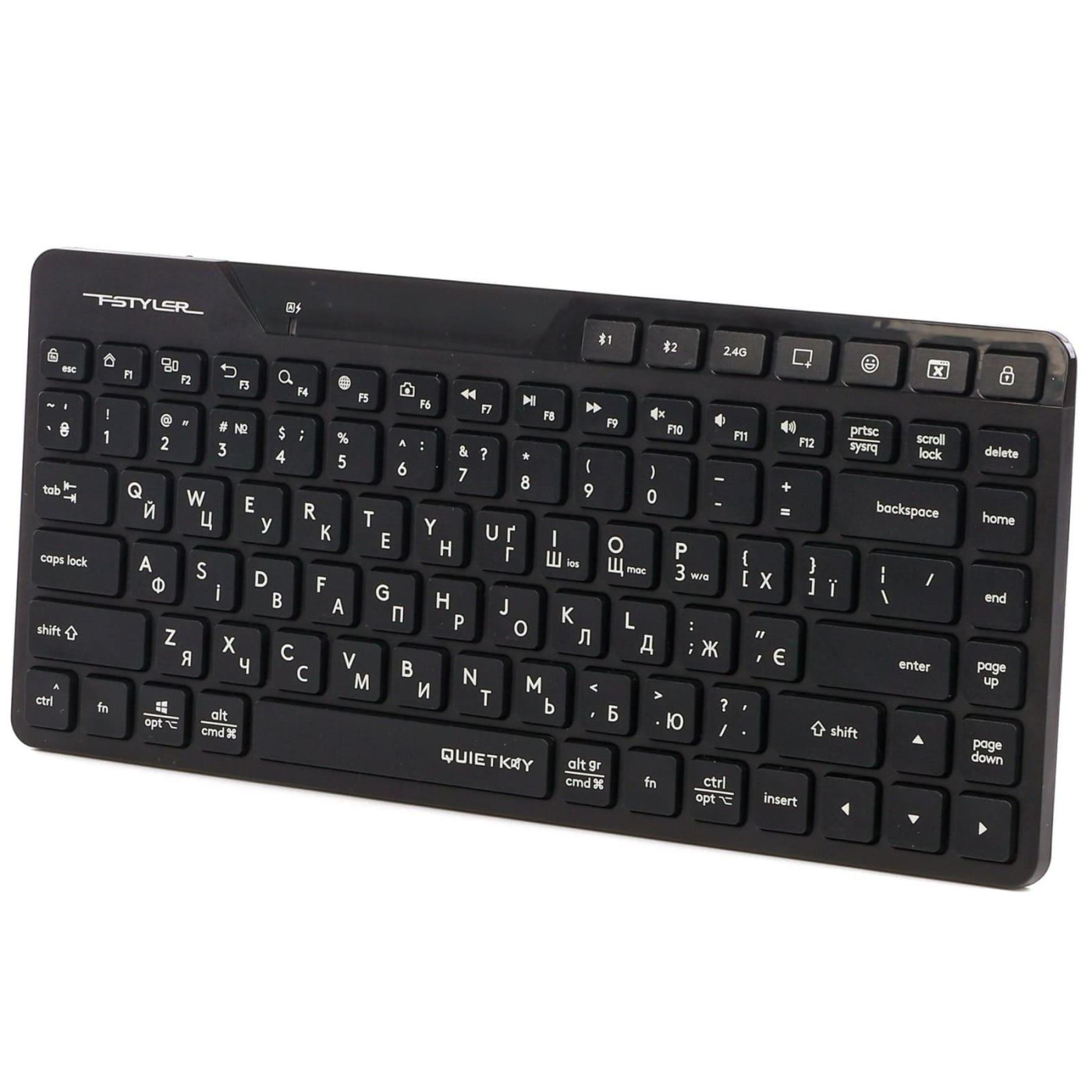 Клавіатура A4Tech Fstyler FBK26C AS Black (FBK26C AS (Black))