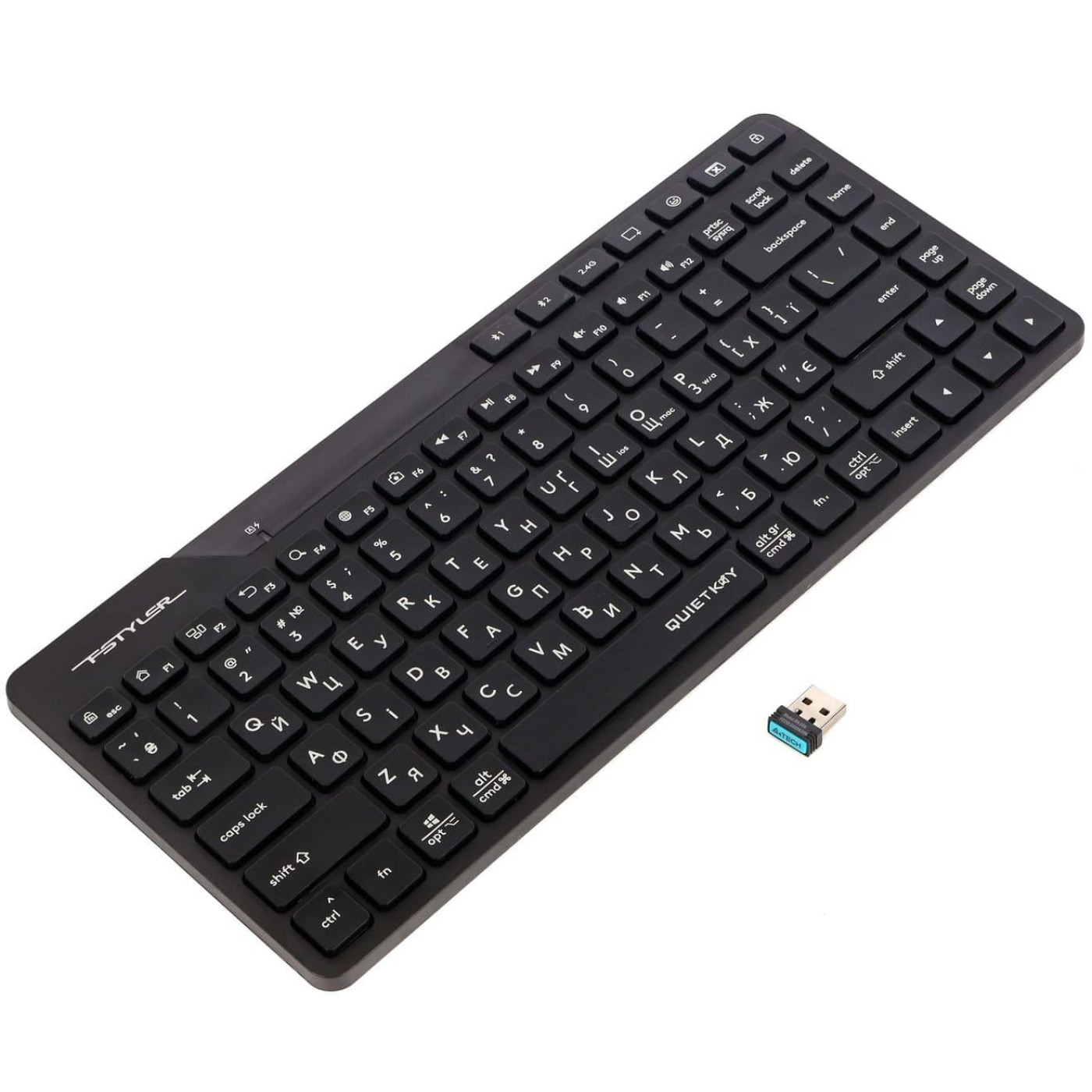 Клавіатура A4Tech Fstyler FBK26C AS Black (FBK26C AS (Black))
