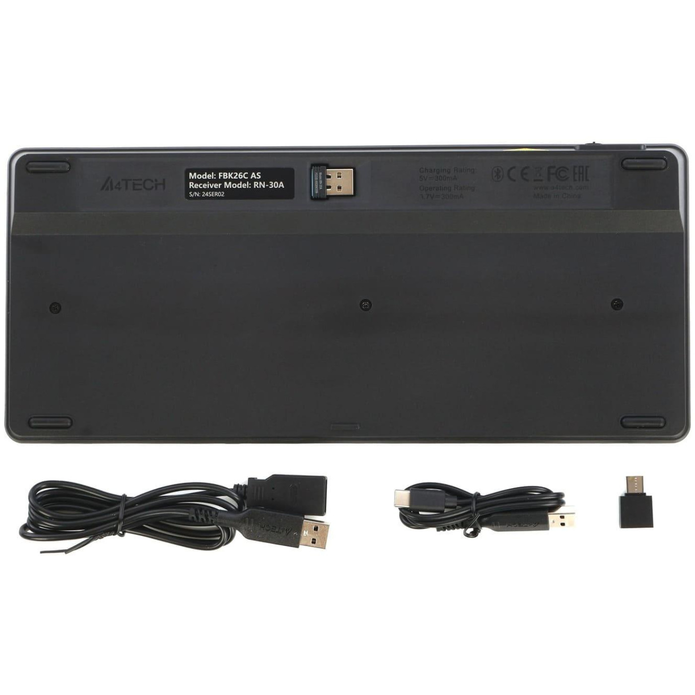 Клавіатура A4Tech Fstyler FBK26C AS Black (FBK26C AS (Black))