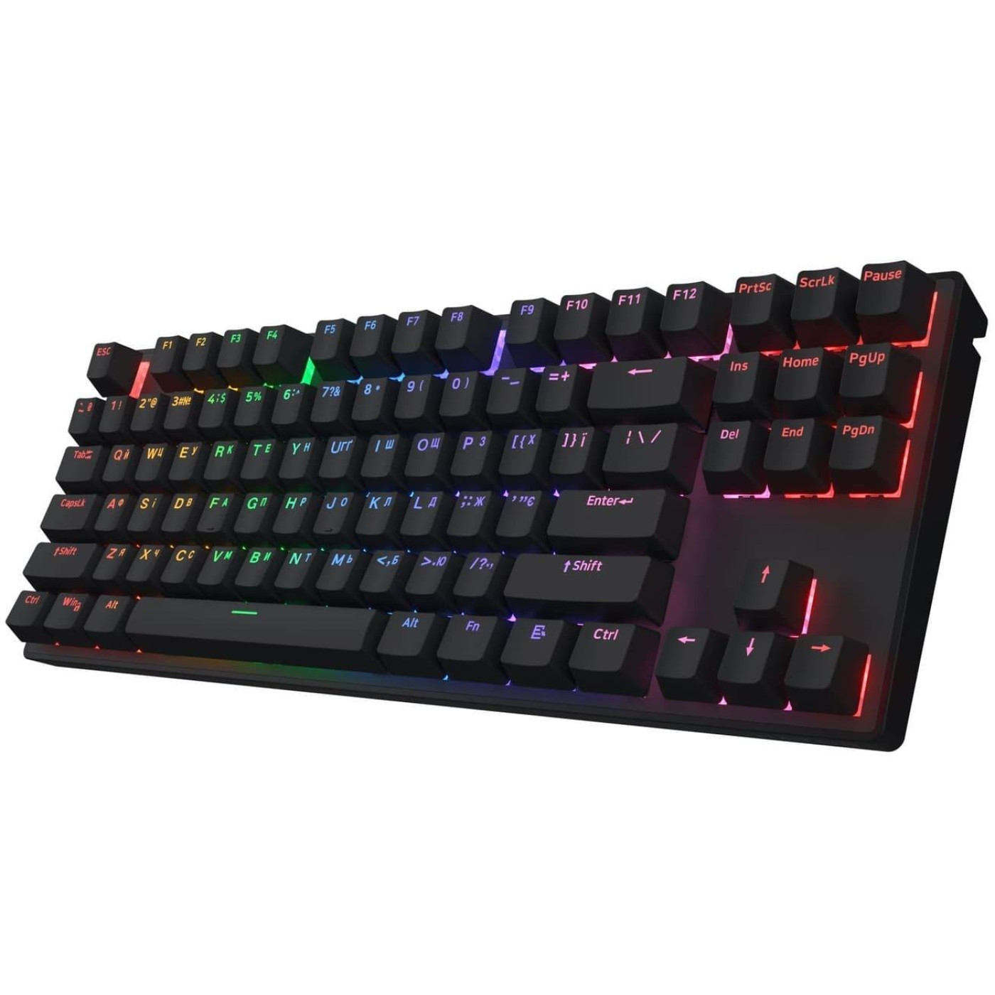 Клавиатура HATOR Icefall Mecha TKL Wireless Rainbow Black (HTK287UA)