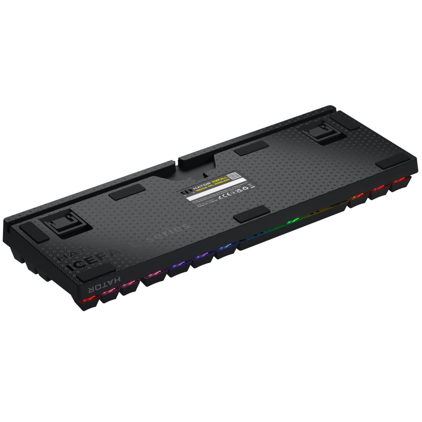 Клавиатура HATOR Icefall Mecha TKL Wireless Rainbow Black (HTK287UA)