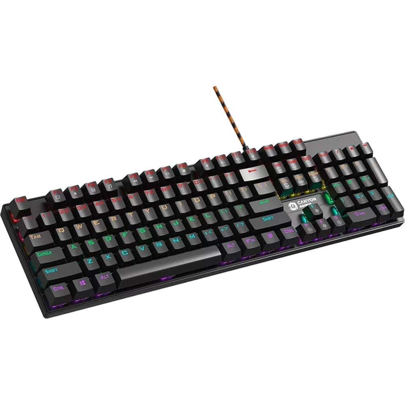 Клавіатура Canyon GK-4 Deimos (Blue switches) USB Black (CND-SKB4-US)
