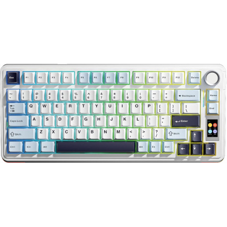 Клавіатура Aula S75 Pro Wireless Star Vector Switch UA White (6978080502148)