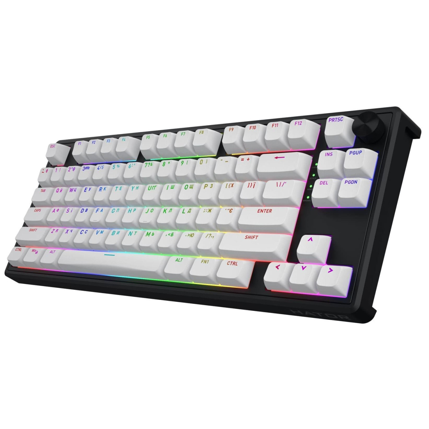 Клавіатура HATOR Skyfall 80 MAG ULTRA 8K White Black (HTK1880UA)