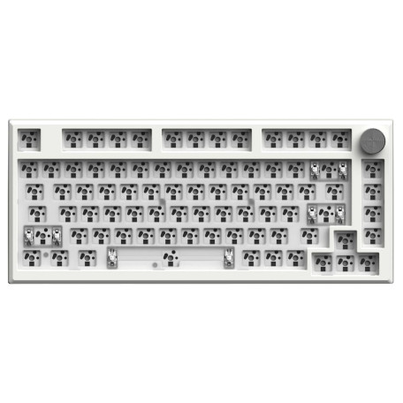 Клавіатура FL ESPORTS DIY-barebone MK750 White Three-Mode (MK750-4247)