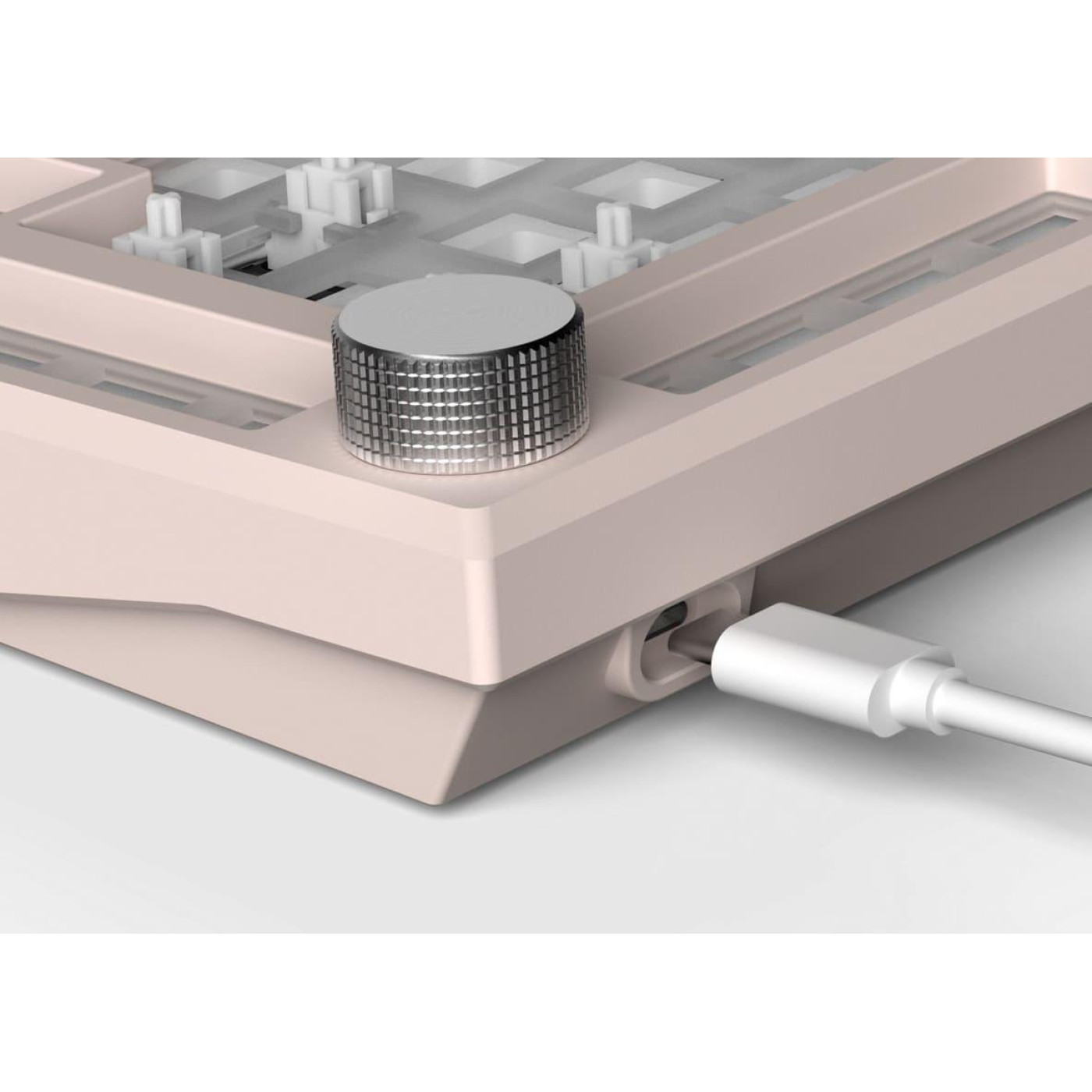 Клавіатура FL ESPORTS DIY-barebone MK750 White Transparent Three-Mode (MK750-5880)