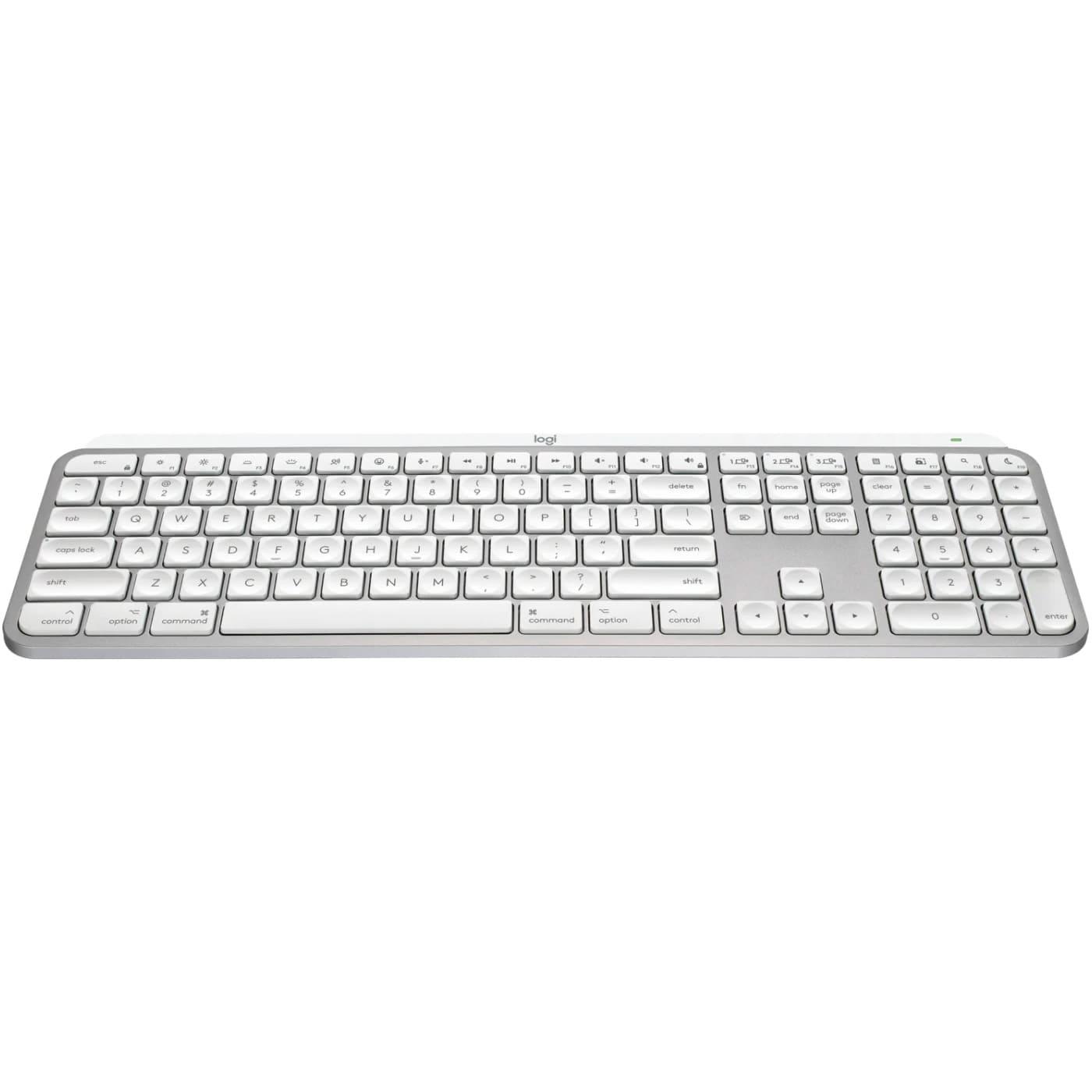 Клавиатура Logitech MX Keys S for Mac Wireless Pale Grey (920-011638)