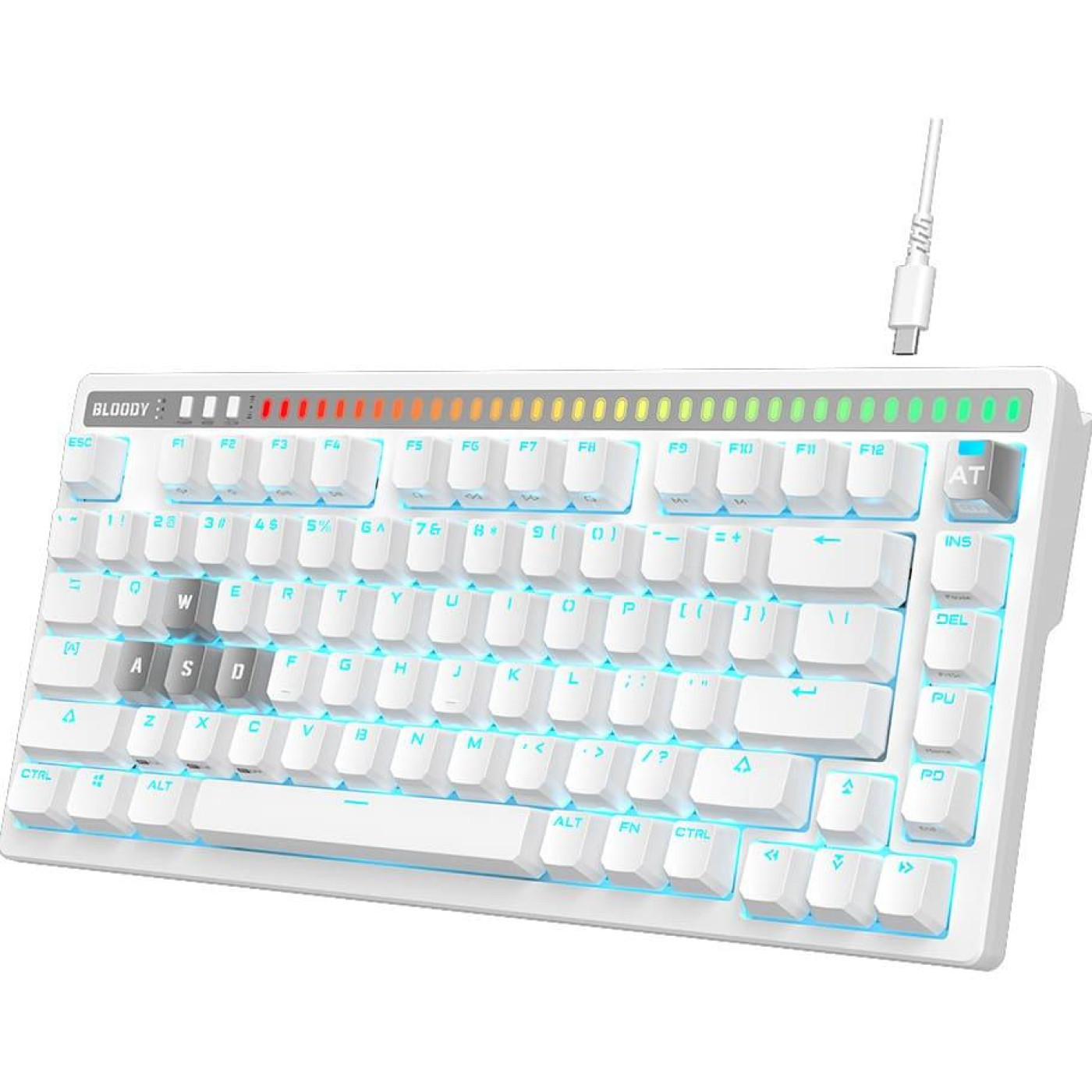 Клавиатура Bloody AT75 USB White (AT75 (White))