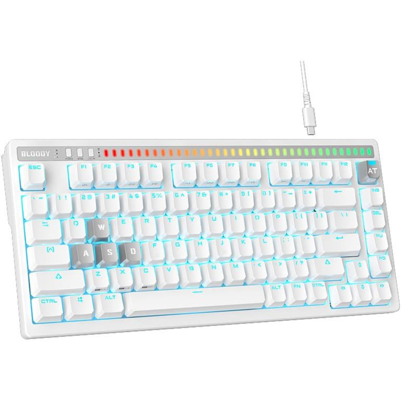 Клавиатура Bloody AT75 USB White (AT75 (White))