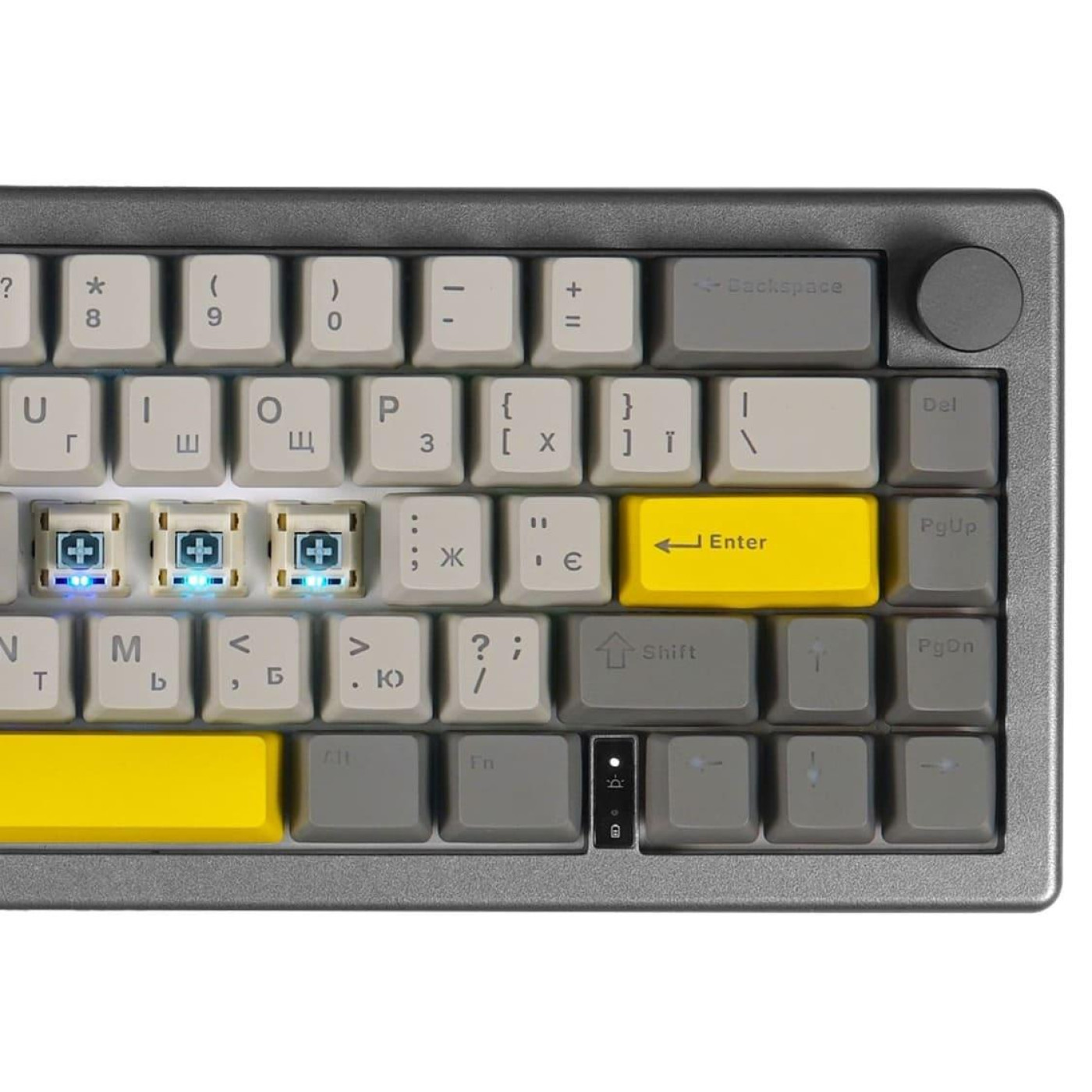 Клавиатура Epomaker EK68 Budgerigar V2 Black (EK68-B-BV2)
