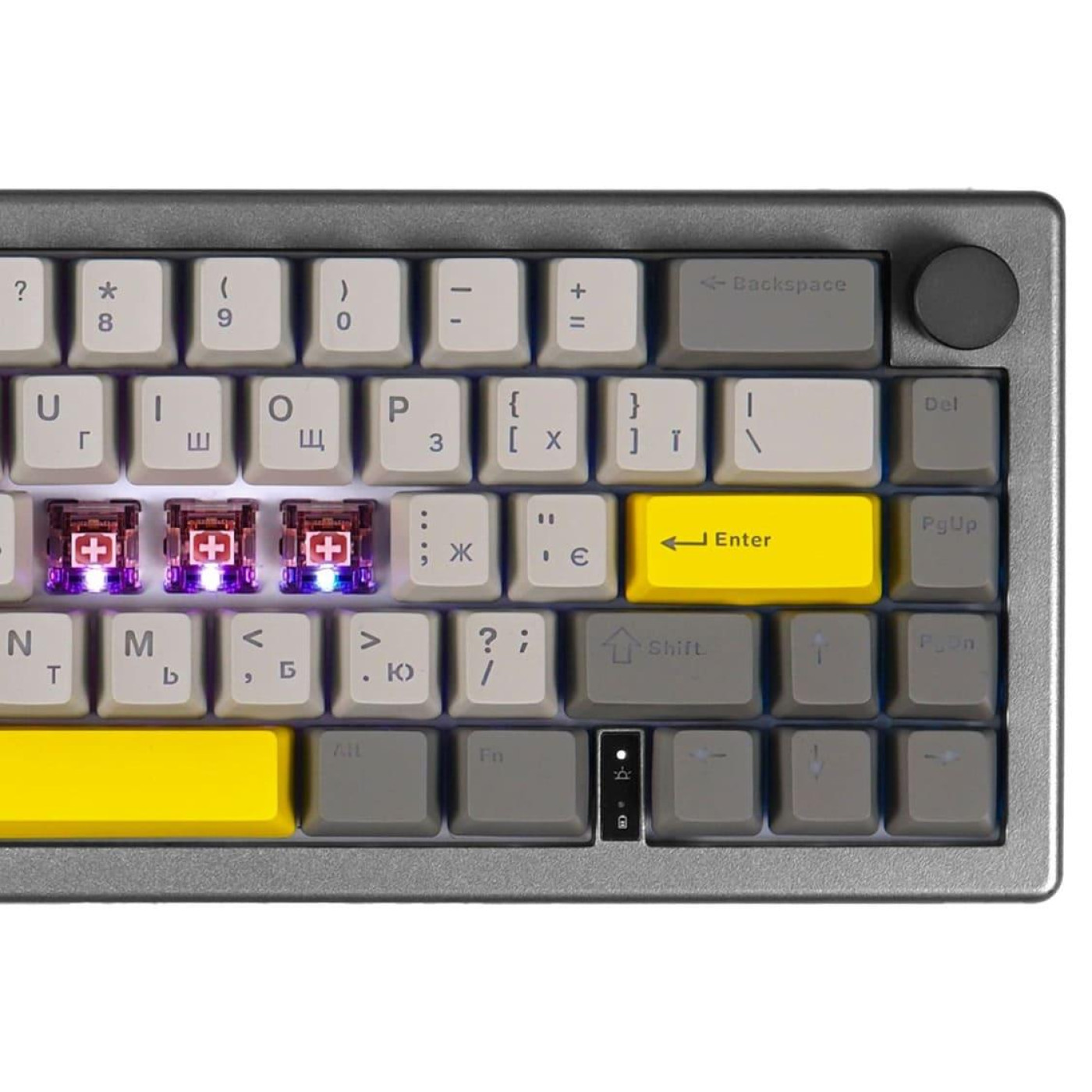 Клавиатура Epomaker EK68 Flamingo Black (EK68-B-F)